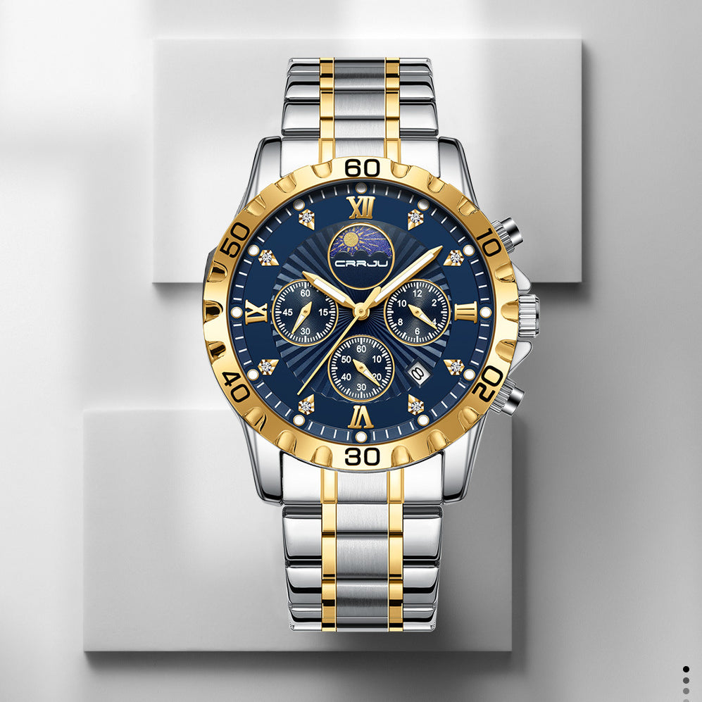 Men's Multifunctional Business Calendar Quartz Watch