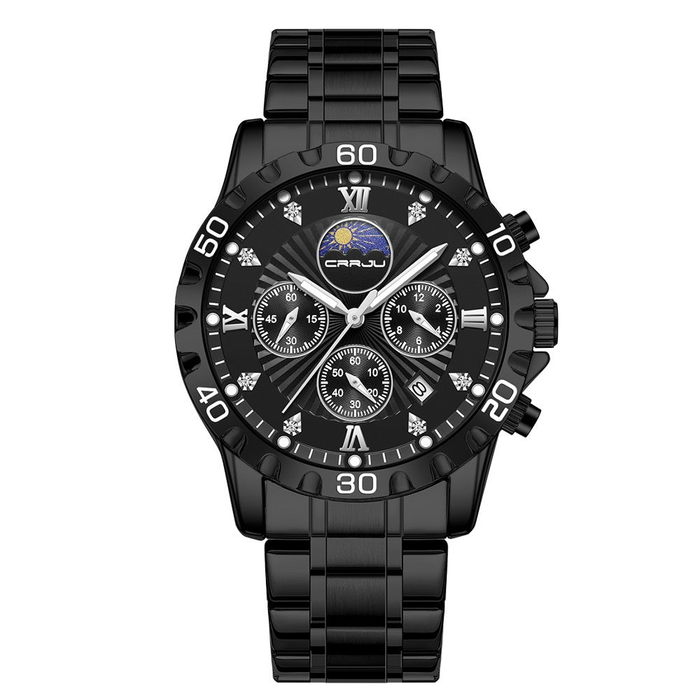 Men's Multifunctional Business Calendar Quartz Watch