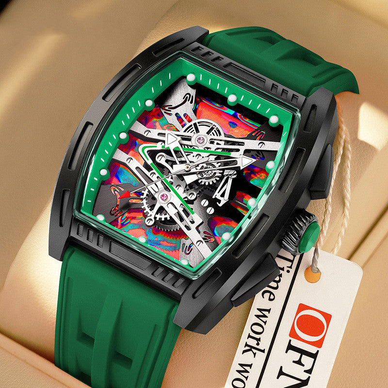 Luminous Water-resistant And Bold Quartz Sports Watchtrendy Cool And A Classic For Men