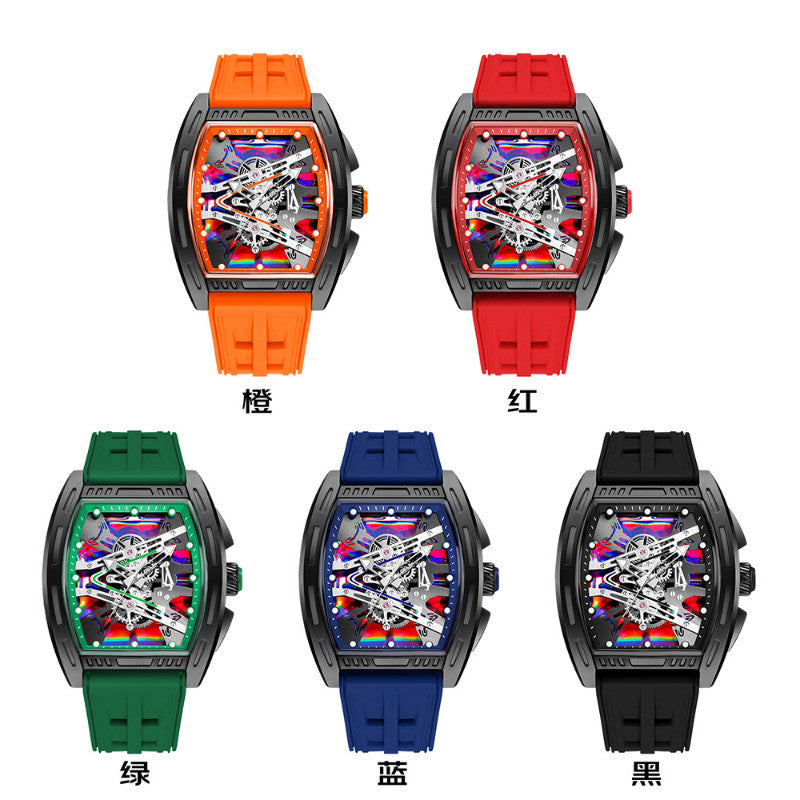 Luminous Water-resistant And Bold Quartz Sports Watchtrendy Cool And A Classic For Men