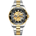 Business Quartz Mens Waterproof Round Watch